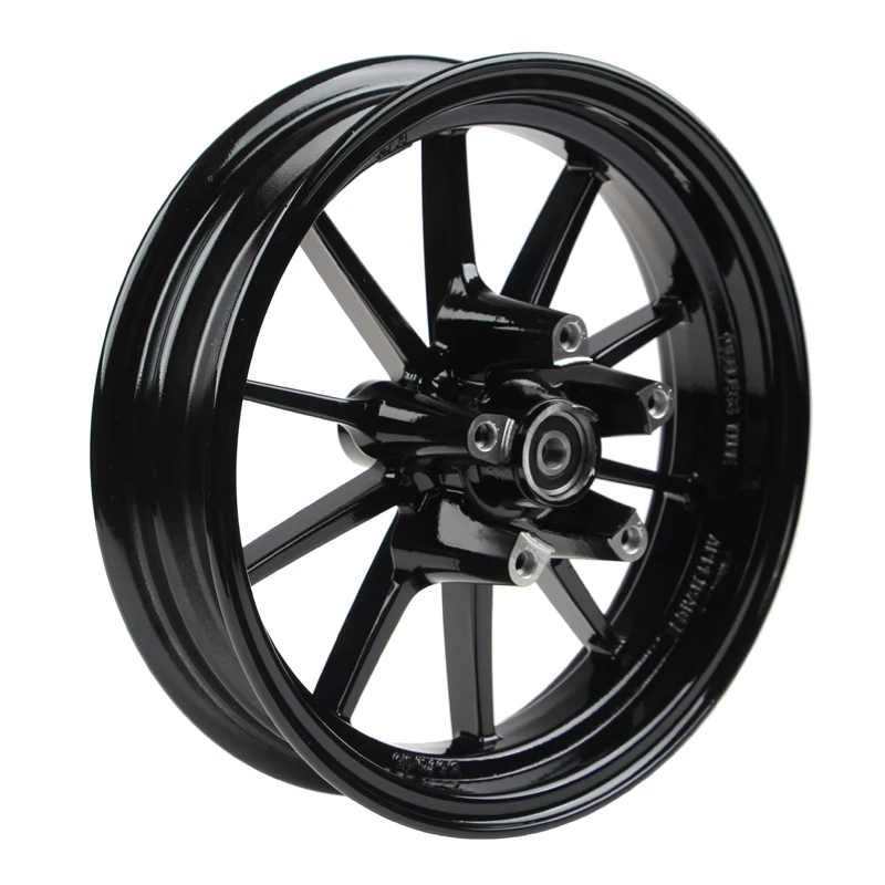 

12*2.75 Inch Aluminum Front Wheel Rim(5 Hole For Brake Disc/axle Hole 12mm 6301) For Yamaha Scooter Cygnus Bws Modify