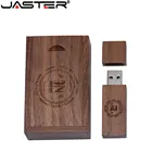 Usb-флеш-накопитель JASTER деревянный с логотипом на заказ, 48163264 ГБ