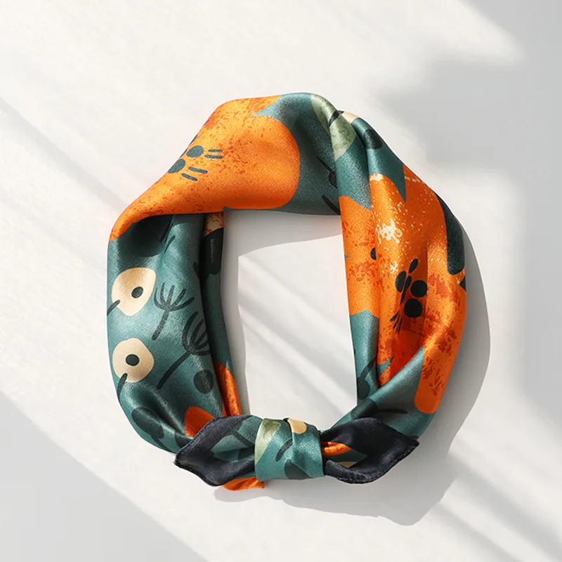 Роскошный брендовый 100% шелковый шарф модные пляжные палантины женский платок