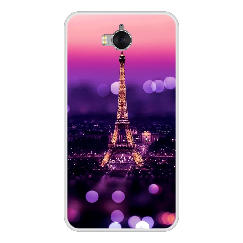 Чехол для телефона Huawei Y9 Y6 Y7 Prime 2018 Мягкий Силиконовый ТПУ милый чехол с
