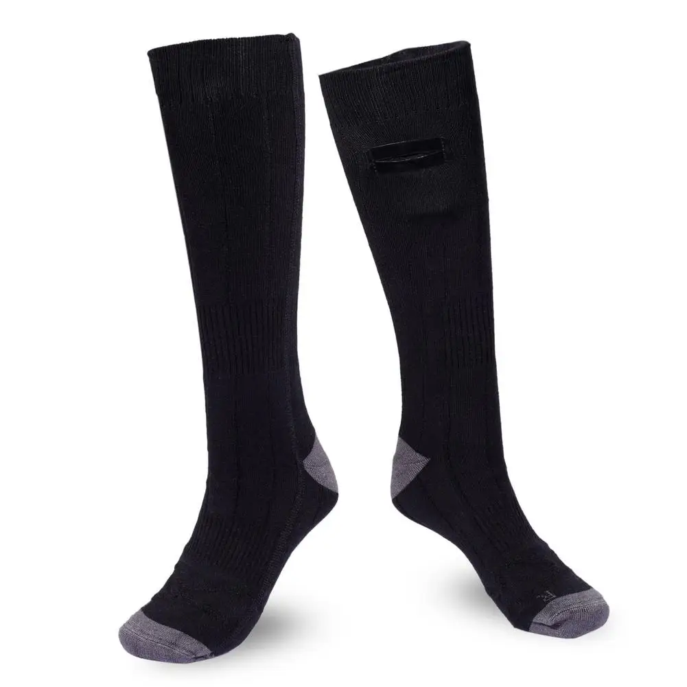 

New 2021 Electric Heated Socks Rechargeable Battery Powered USB Thermal Socking Boot Feet Warm Hose Outdoor Sports Sock Winter
