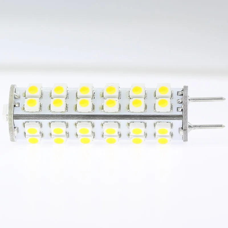 Приглушаемая Светодиодная лампа кукуруза GY6.35 G6.35 10 шт./лот 51 светодиод 3528SMD белый