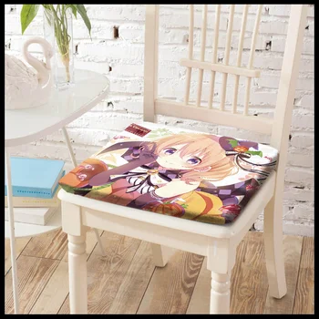 Anime/Gochumon wa Usagi Desu ka? Bloom Cocoa Halloween/Chino Halloween High elasticity memory cotton Seat Cushion/mat