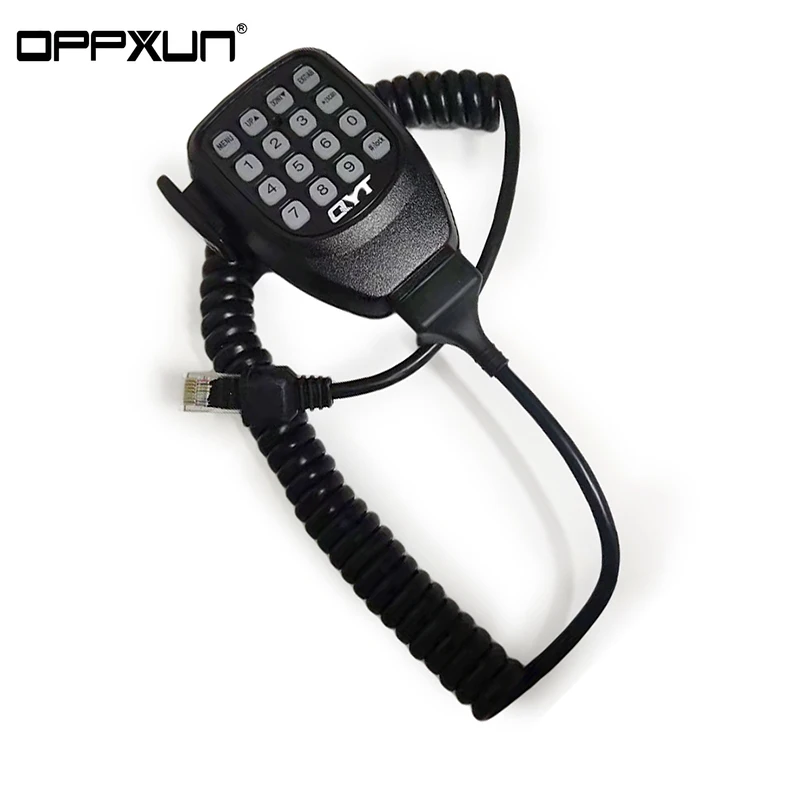 

OPPXUN радиостанция, динамик, микрофон, цифровой номер, кнопка PTT для QYT8900 QYT 8900 KT UV980 7900D 8900D автомобильное радио