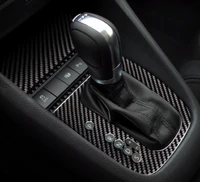 carbon fiber interior centrol gear shift frame window panel auto sticker fit for mazda cx9 cx 9 2016 20