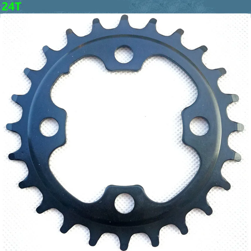 24T зубной диск для велосипеда стальной трафарет колеса Shimano шатун со звездами