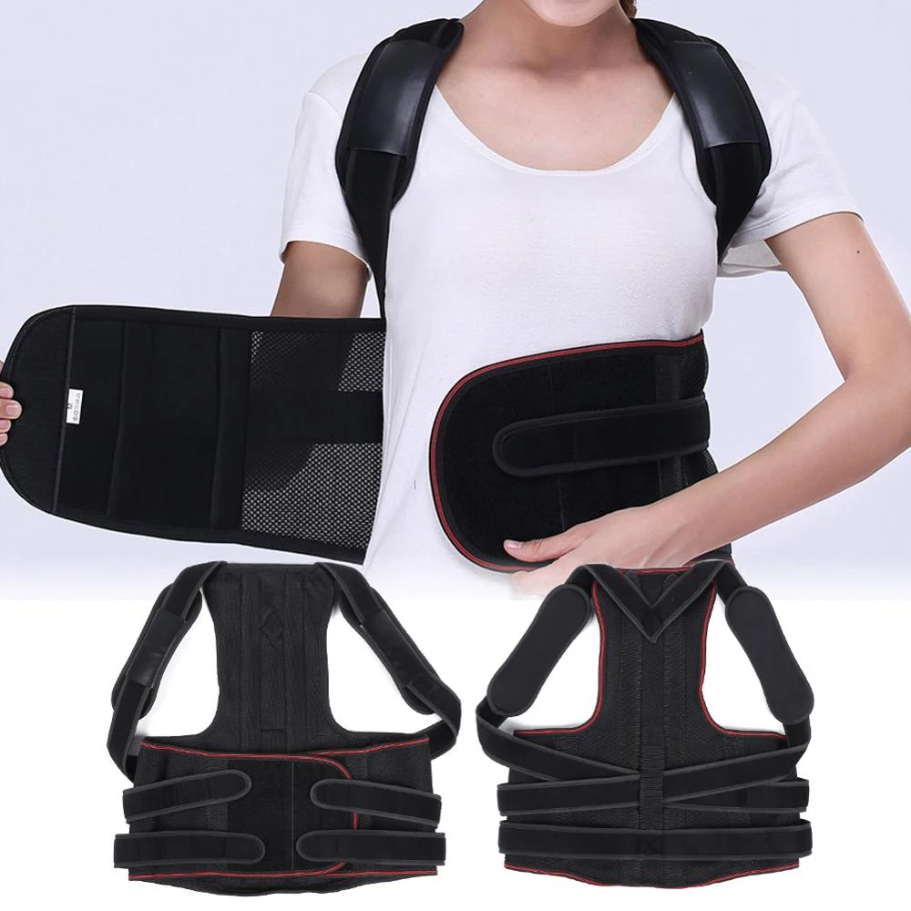 

Дышащий Корректор осанки для мужчин и женщин, мужской корсет на верхнюю часть спины, поддержка регулируемой детской версии, для детей