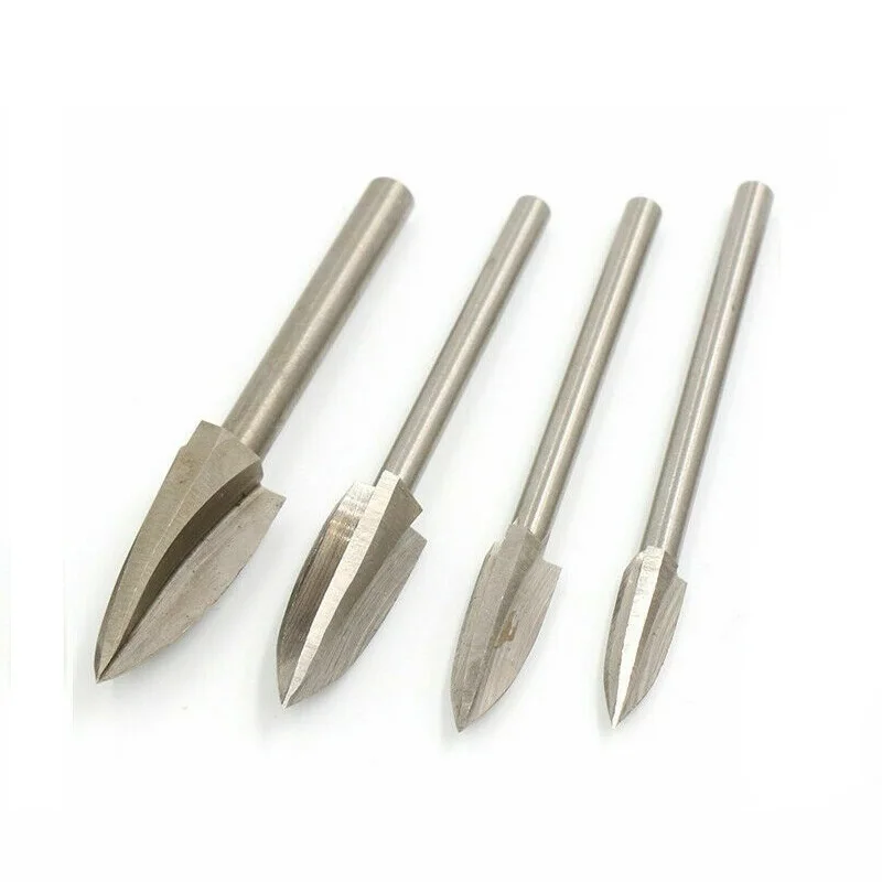 4/5 шт./компл. 4 мм/3 мм хвостовик диаметр фрезерный инструмент резьбы по дереву