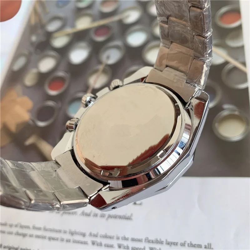 

Luxury Classic Calendar Steel Strap Quartz Men's Watches Casual Waterproof Wristwatch Fashion Japanese Brand Watches