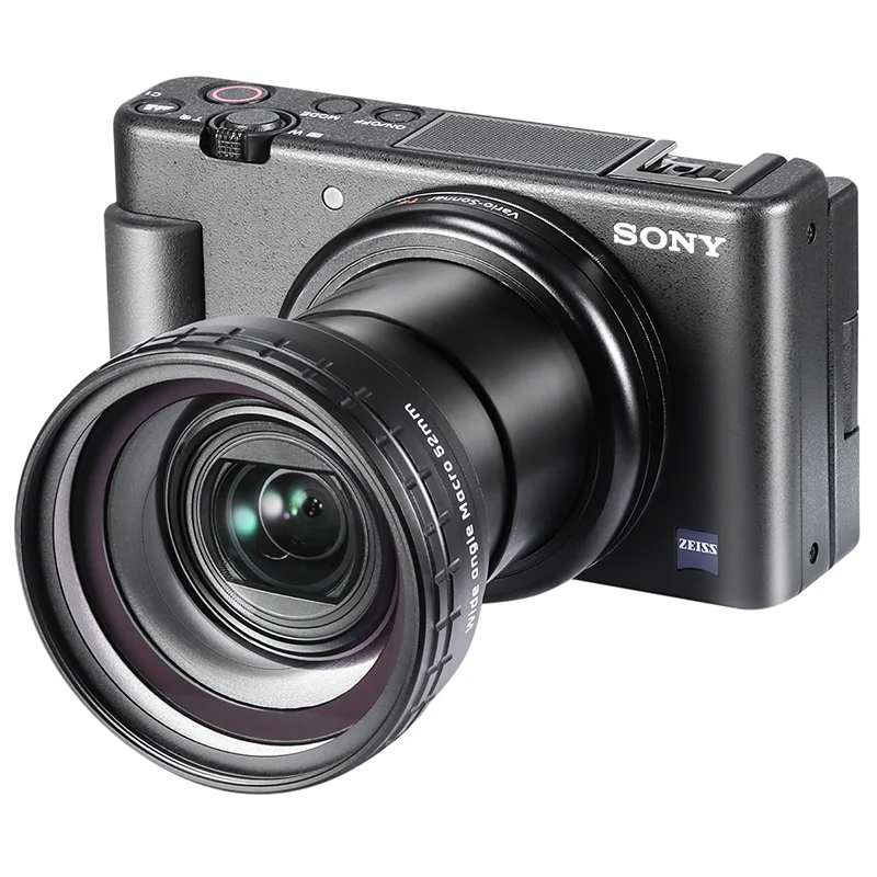 

Ulanzi Sony ZVE10 A7C 18 мм широкоугольный объектив 10X набор макролинз для Sony ZV1 HD 4K объектив для камеры Sony ZV1 аксессуары