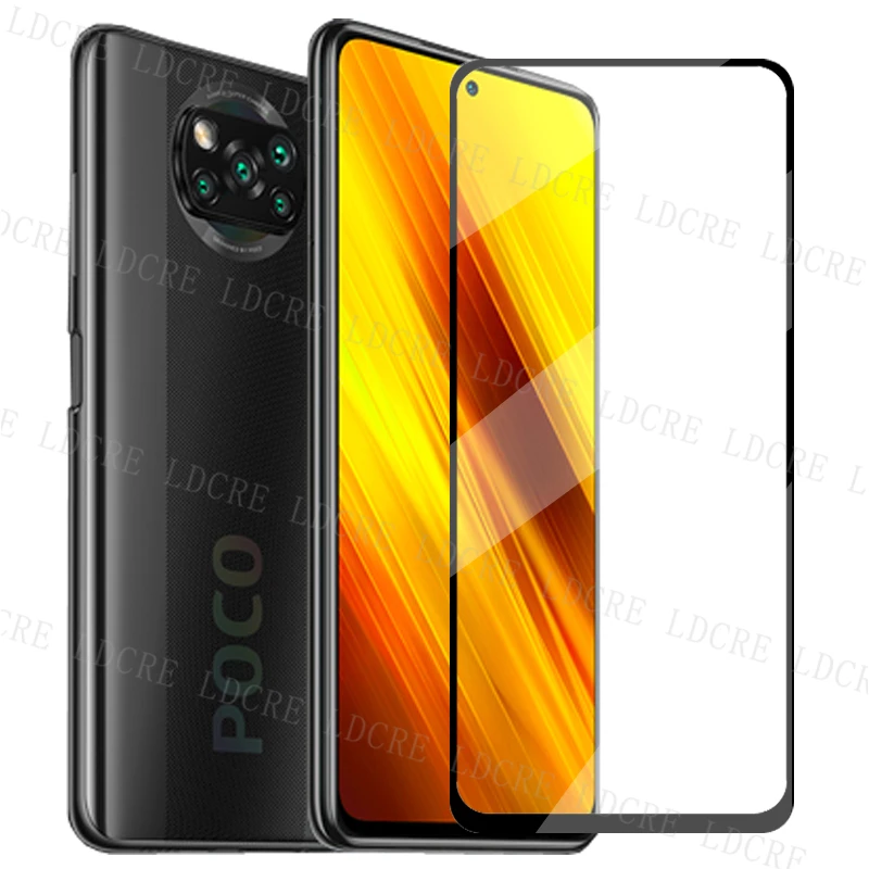 Vidrio Protector para Xiaomi Poco X3 Pro, Protector de pantalla para Xiaomi Poco X3 Pro, pel&iacute;cula de vidrio templado para tel&eacute;fono, Poco X3 Pro-1