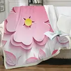 Розовое плюшевое одеяло NKNK Brank, искусство, тонкое одеяло, уличное одеяло с 3D принтом, шерпа, одеяло с животными, высокое качество, полиэстер