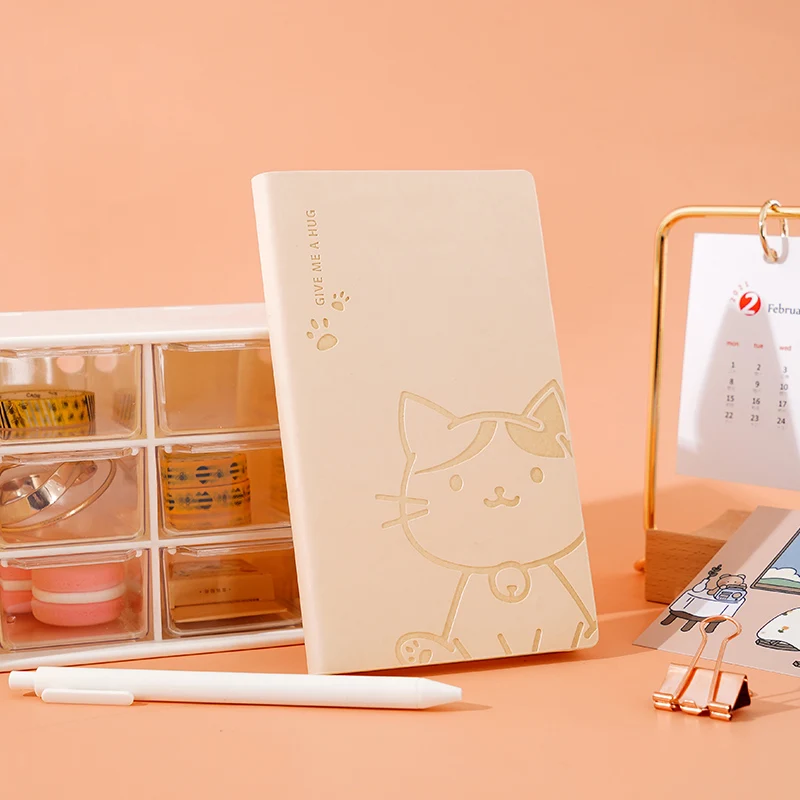 Small A6 Noteboo and Journal Kawaii Diary Notepad for Girls Office School Agenda Planner Stationery Sketchbook Line Note Book | Канцтовары