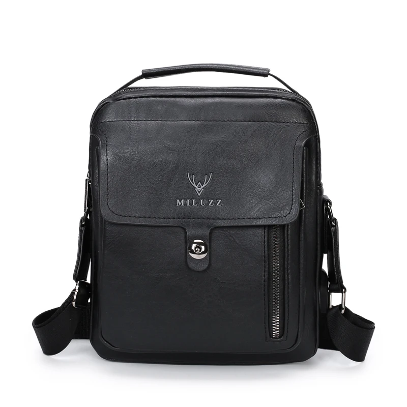 Сумка на плечо мужская из экокожи повседневная Винтажная сумочка кросс боди