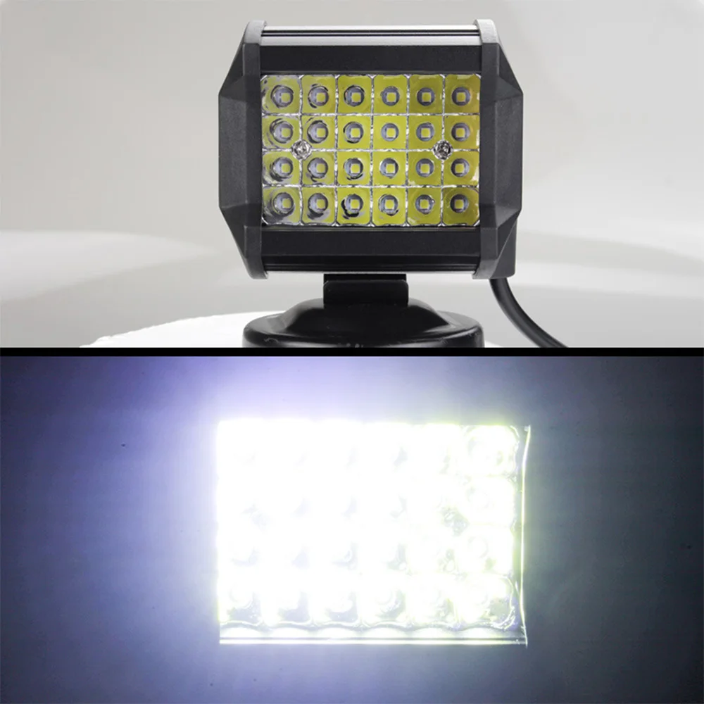 

car led lights 4 inch 4 row 72W work light spotlight strip light truck LED spotlights motorcycle light DC10-30V