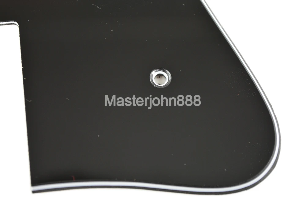 Черная 3-слойная пластина для защиты от царапин электрогитары LP