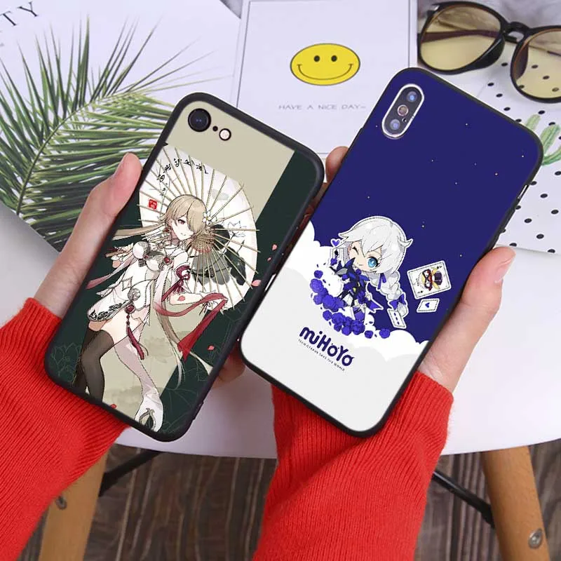 Honkai impact 3rd чехол для iPhone 7 11 pro max XR X 6S 8 XS MAX 6 plus SE 5S Прозрачный мягкий силиконовый