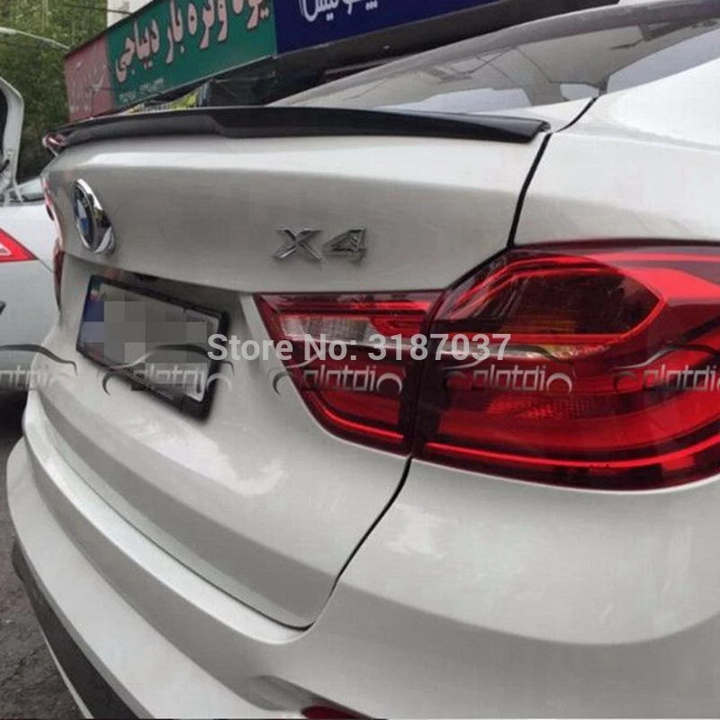 Спойлер для BMW X4 F26 2015 2016 АБС пластик Неокрашенный задний спойлер на крыло крышу
