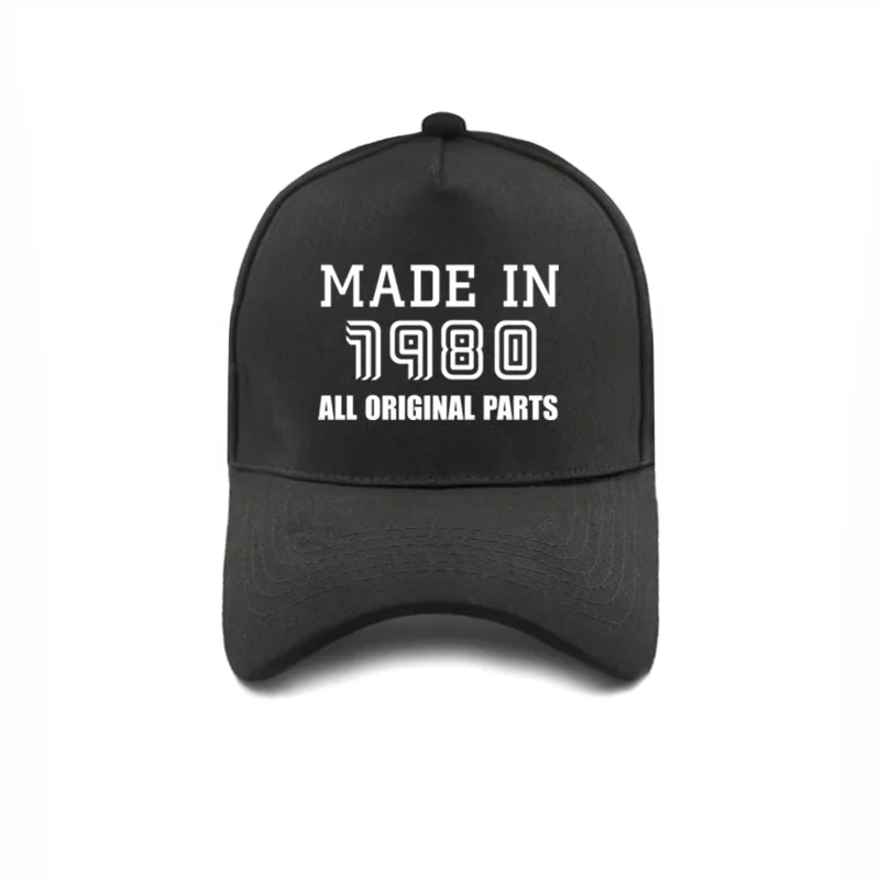 Сделано в 1980 году кепка подарок на день рождения бейсболка Мужская крутая