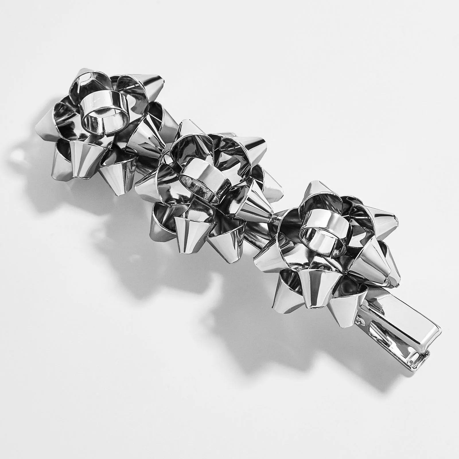 Girlgo Bauble Bar, новинка, аксессуары для волос, женские Яркие Хрустальные заколки для волос, рождественские снежинки, пряники, заколки для волос - Окраска металла: 3