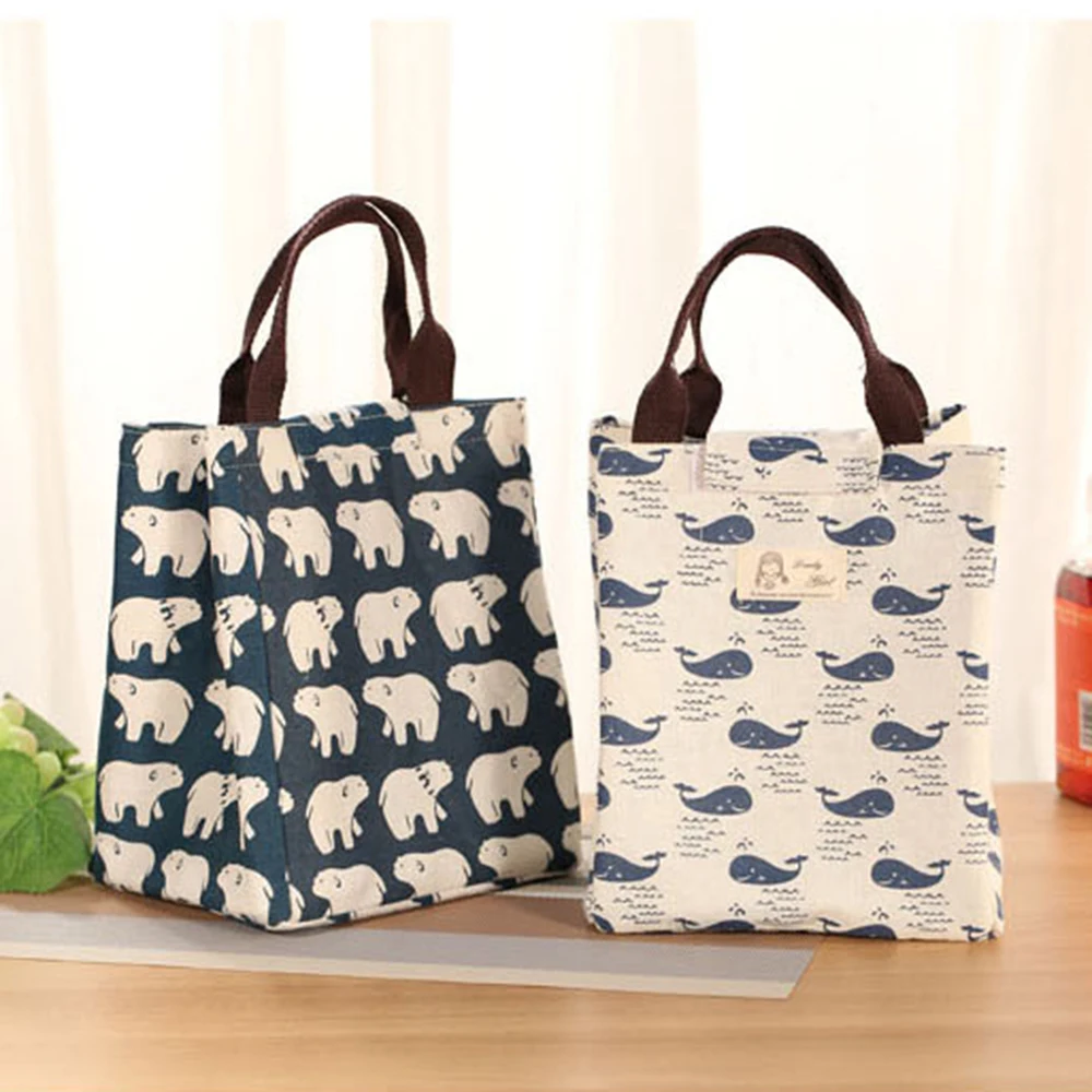 

Модные Водонепроницаемый сумки для ланча Портативный Термальность сумка для завтрака с теплозащитным покрытием коробка для завтрака сумк...