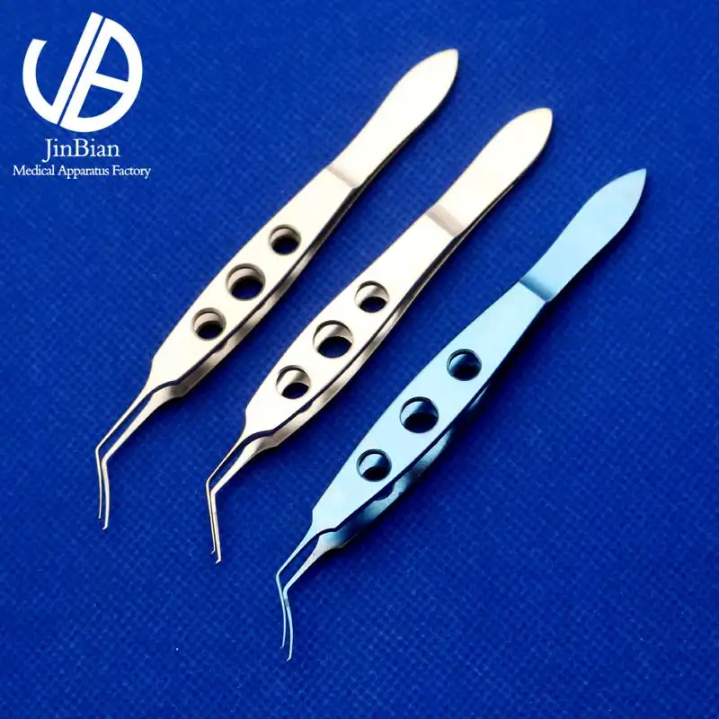 Фтальмологические инструменты пинцеты для капсулорексиса из нержавеющей стали