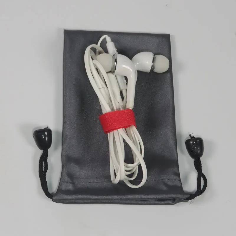 Сумка для наушников маленький чехол хранения с шнурком USB-кабеля | Мобильные