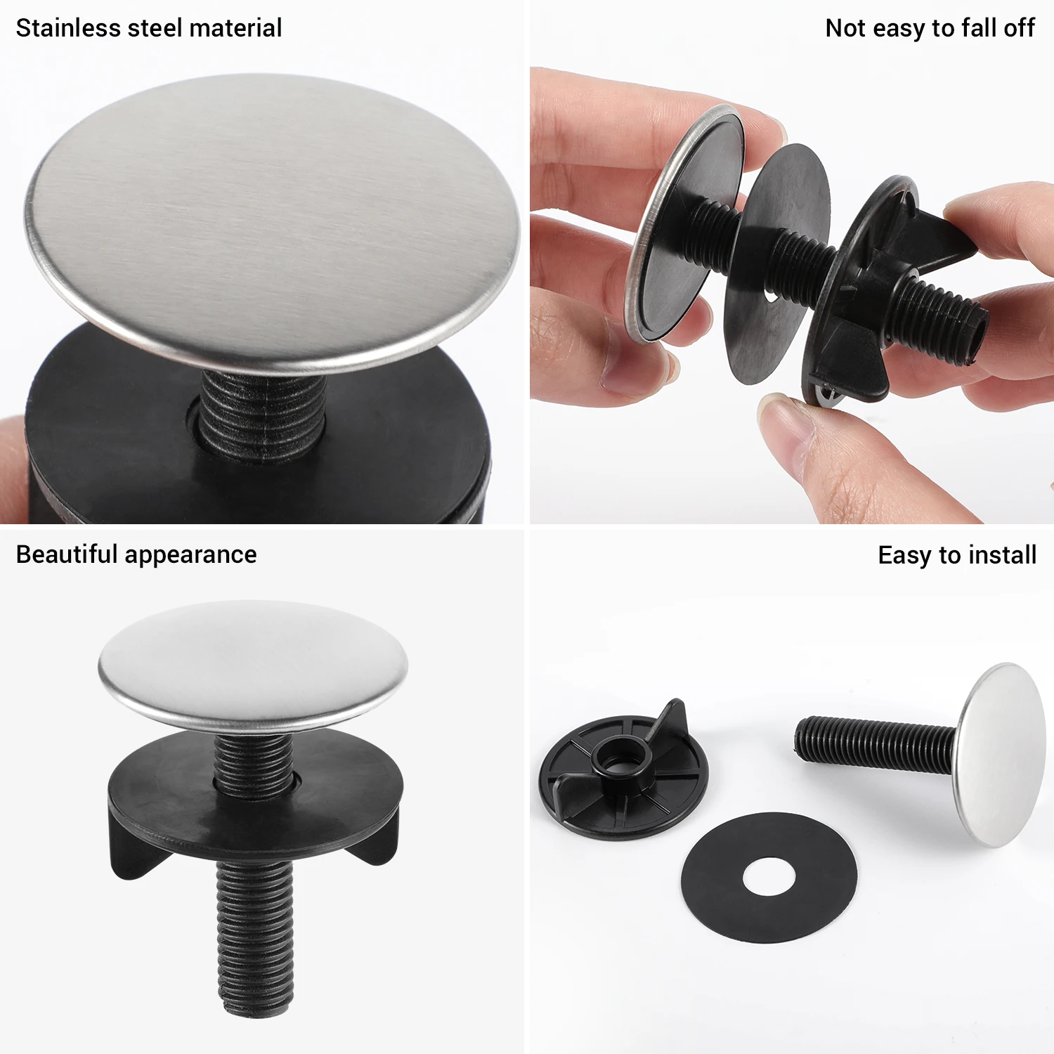 Пробка Для Раковины из нержавеющей стали 304 крышка для отверстия крана пробка