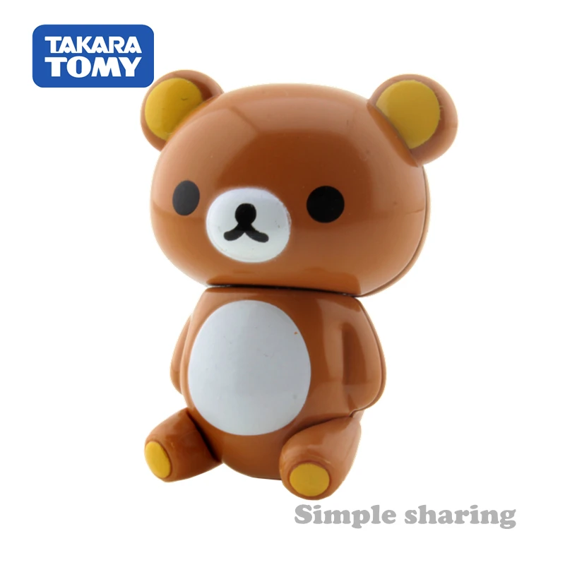 Takara Tomy Tomica Korilakkuma сплава модель комплект Rilakkuma аниме Рисунок Детские литые