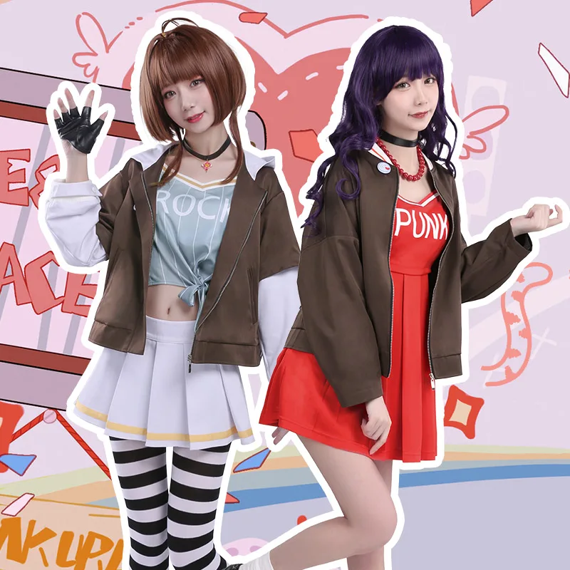 Аниме! Cardcaptor Sakura Kinomoto Daidouji Tomoyo милая униформа для вечерние косплей костюм женский