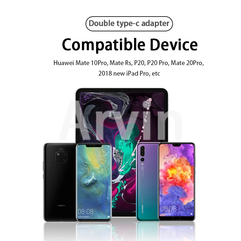 

Type-C To 3.5mm Earphone Cable Adapter For Xiaomi Huawei AUX Audio Jack