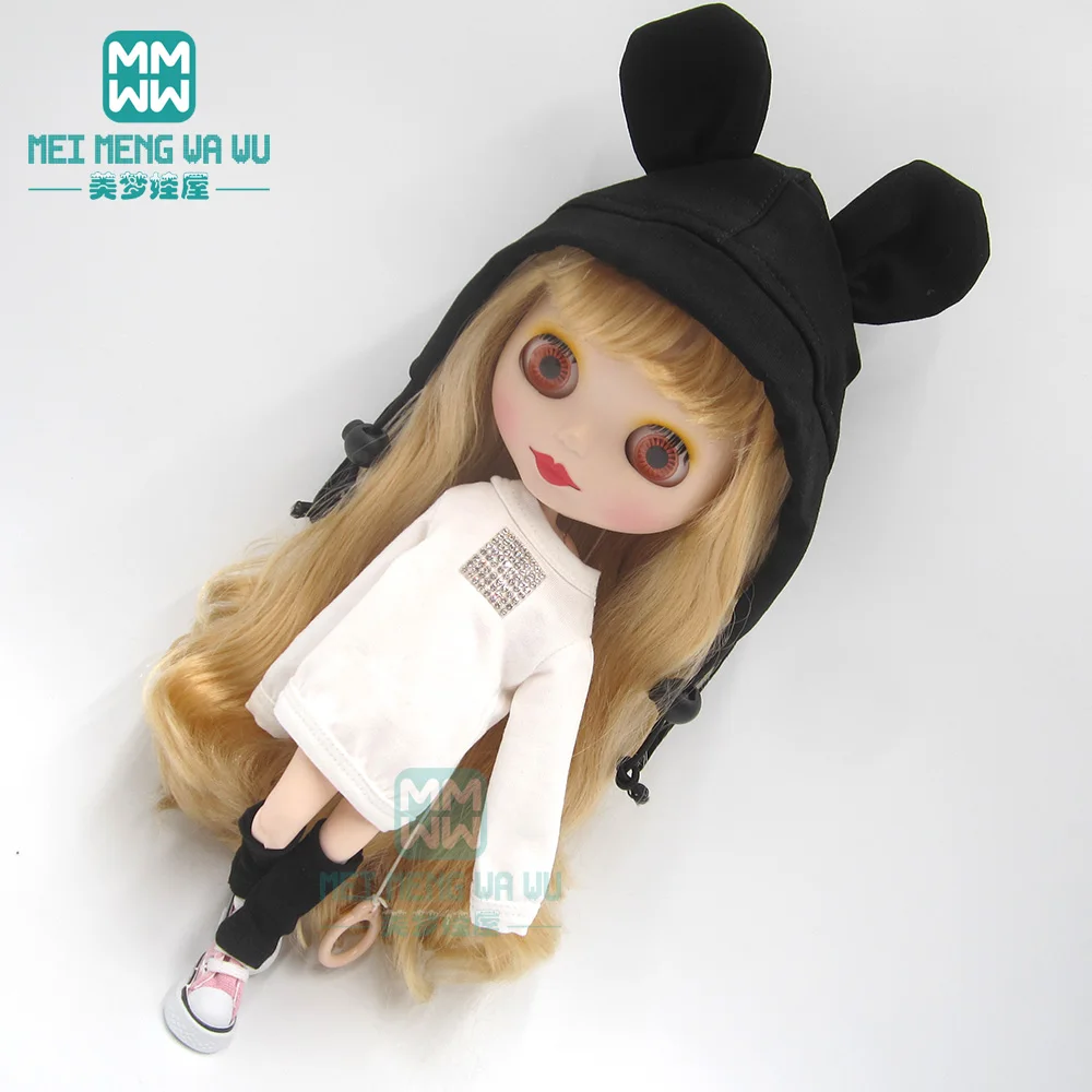 1 шт. Одежда для кукол Blyth Модные свитшоты бахилы кроссовки Azone 1/6 рождественский