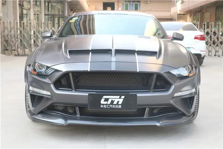 Автомобильный диффузор для переднего бампера из углеродного волокна подходит Ford