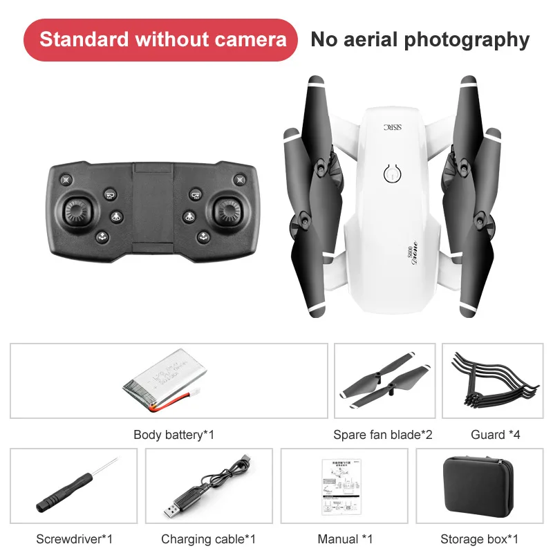 S600 Helicopter RC UAV Folding HD Aerial Photography 4K Four-axis Dual Camera Remote Control Electric Toys Aircraft enlarge