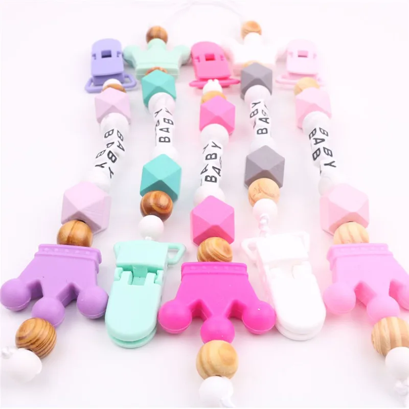Персонализированные силиконовые зажимы для пустышки сделай сам держатель с