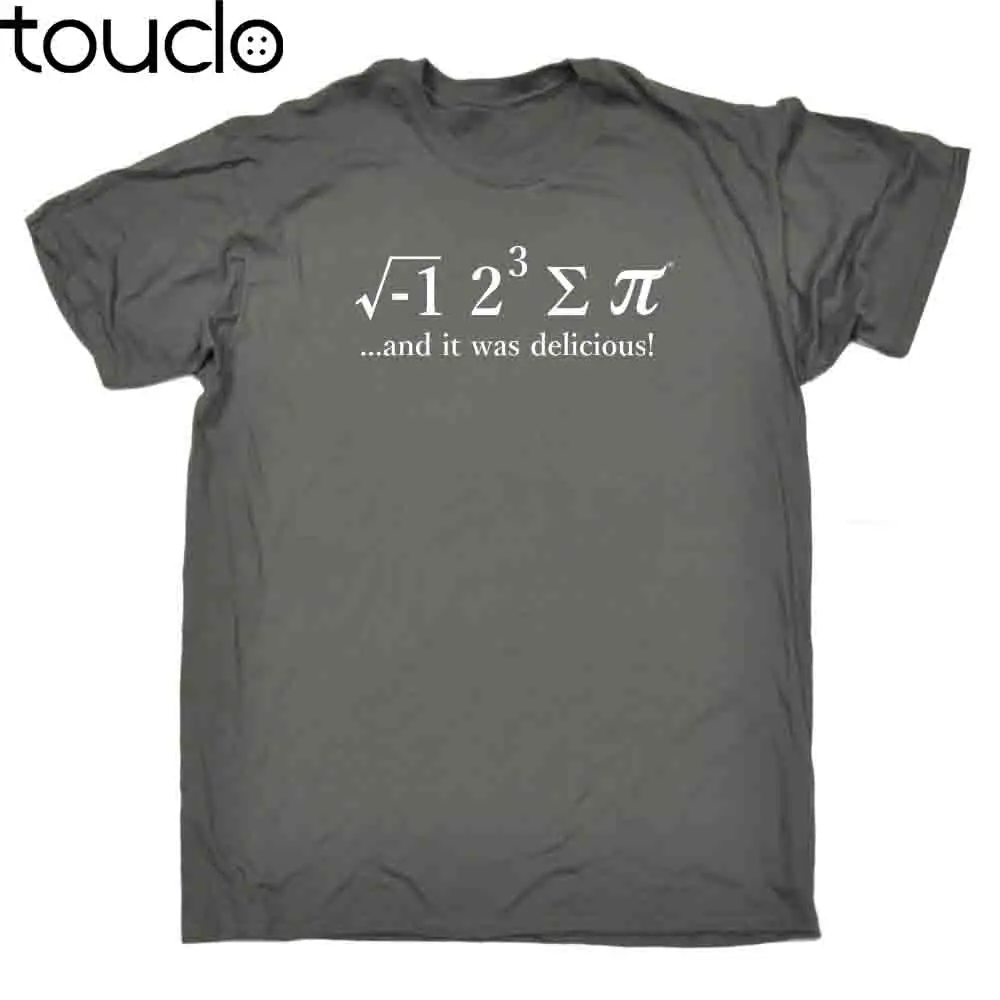 Молодежный круглый воротник индивидуальные футболки Для мужчин и съел пирог 8