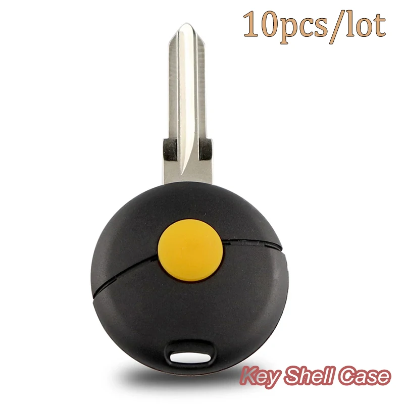 

KEYECU 10x 1 Button For Benz Mercedes Smart Fortwo 450 Cabrio City Cross Forfour W124 W202 W210 Remote Key Shell Cover Case Fob