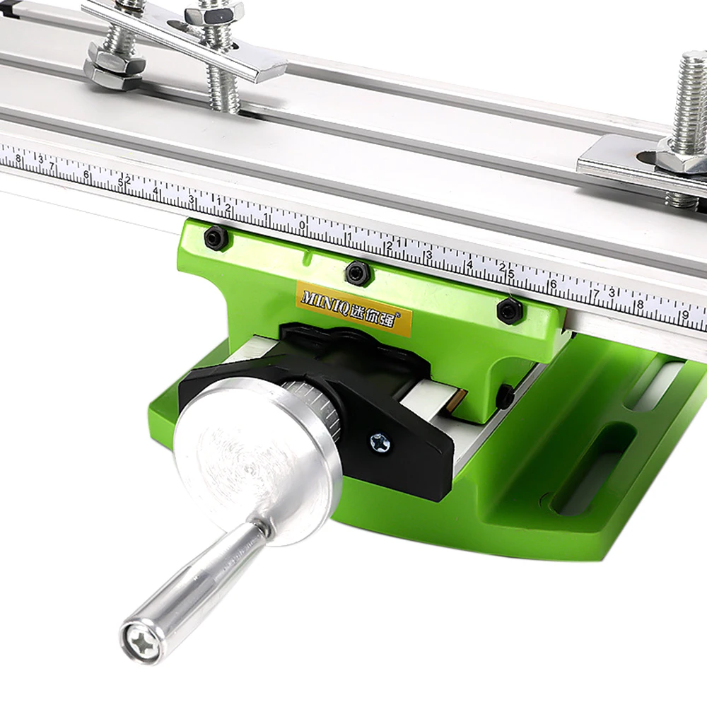 Mini Milling Machine Multi-function Bench Drill Vise Fixture X Y Axis Adjustable Feeder Work Table Wood Cutter | Инструменты