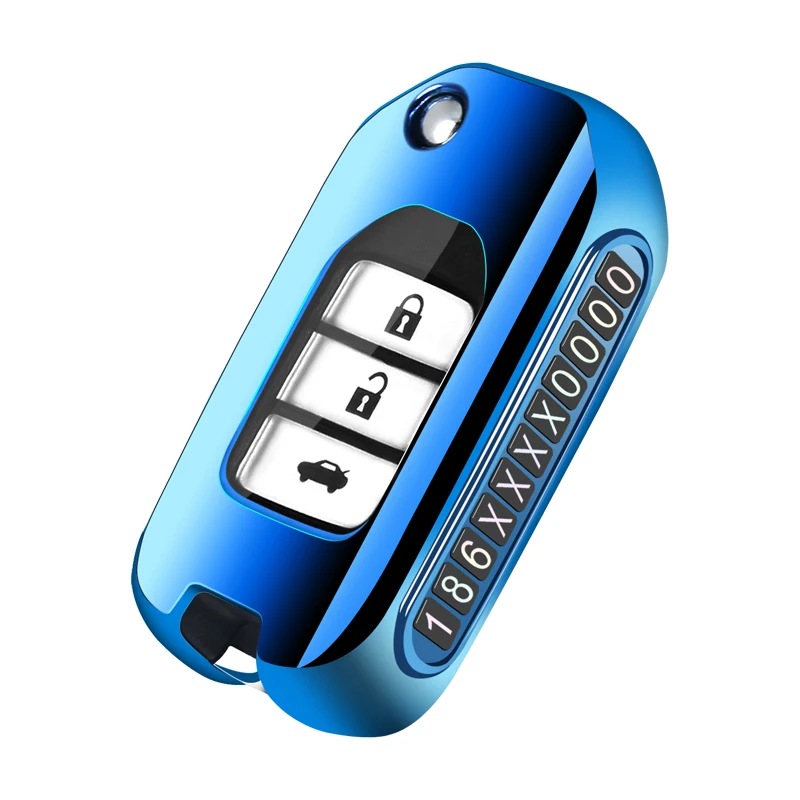 Мягкий чехол для автомобильного ключа из ТПУ Подходит Honda Civic CR V Accord Jade Crider Odyssey 2015