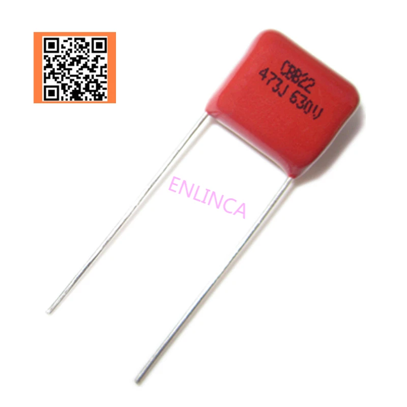 

10 шт. CBB 630 в 47 НФ 473J 5% шаг 10 мм DIP CBB полипропиленовый пленочный конденсатор