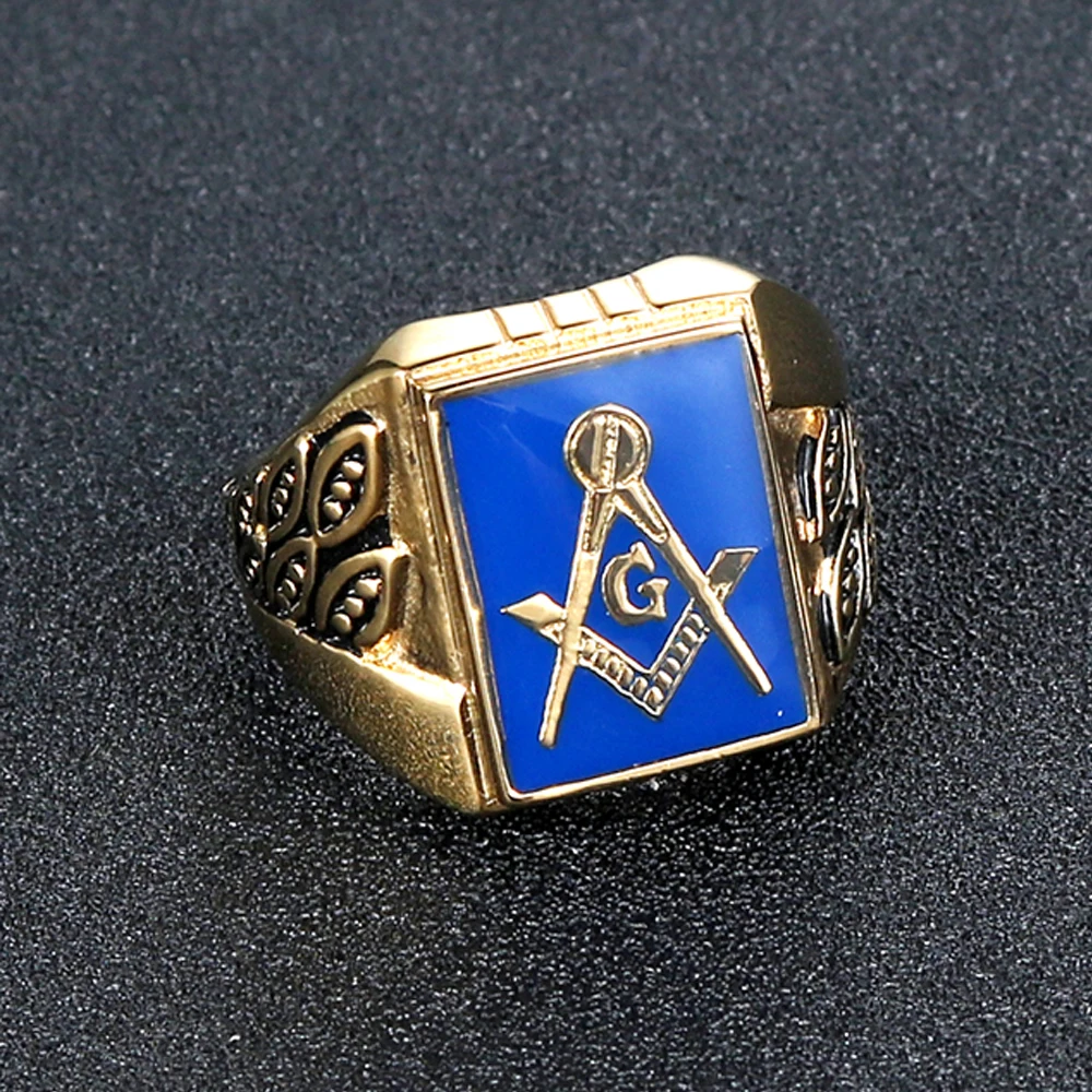 CXQNEWA Нержавеющая сталь панк для мужчин Бесплатная маска символ палец кольцо