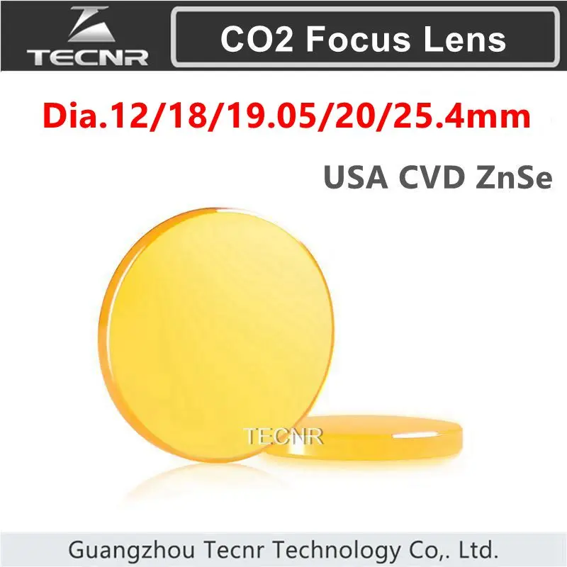 Диаметр объектива для фокусировки ZnSe США 12-25 4 мм FL 50 8 63 5 127 1 5-5 &quotдля CO2 лазерной