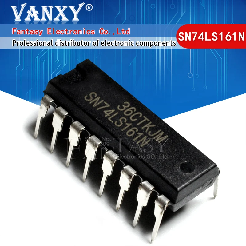 10 шт. SN74LS161N 74LS161 DIP HD74LS161AP DIP-16 SN74LS151N SN74LS157N SN74LS163AN SN74LS164N SN74LS166N SN74LS163N 74LS164 |