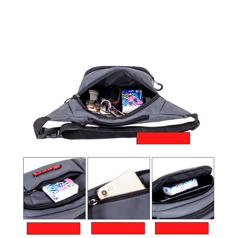 

High-Quality Waist Bag Men Fanny Pack Female Banana Bag Hip Bum Money Pouch Ladies Fashion Travel Shoulder Purse Belly Pocket