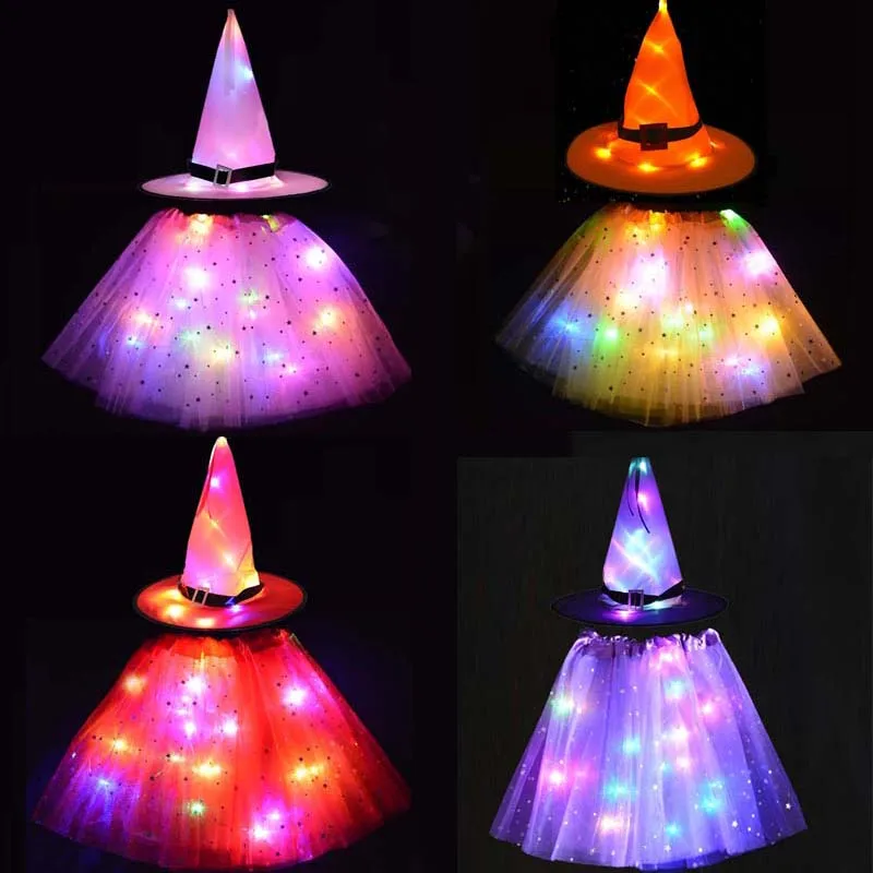 Костюм ведьмы фантазия для девочек со светодиодной подсветкой/паутина паутины