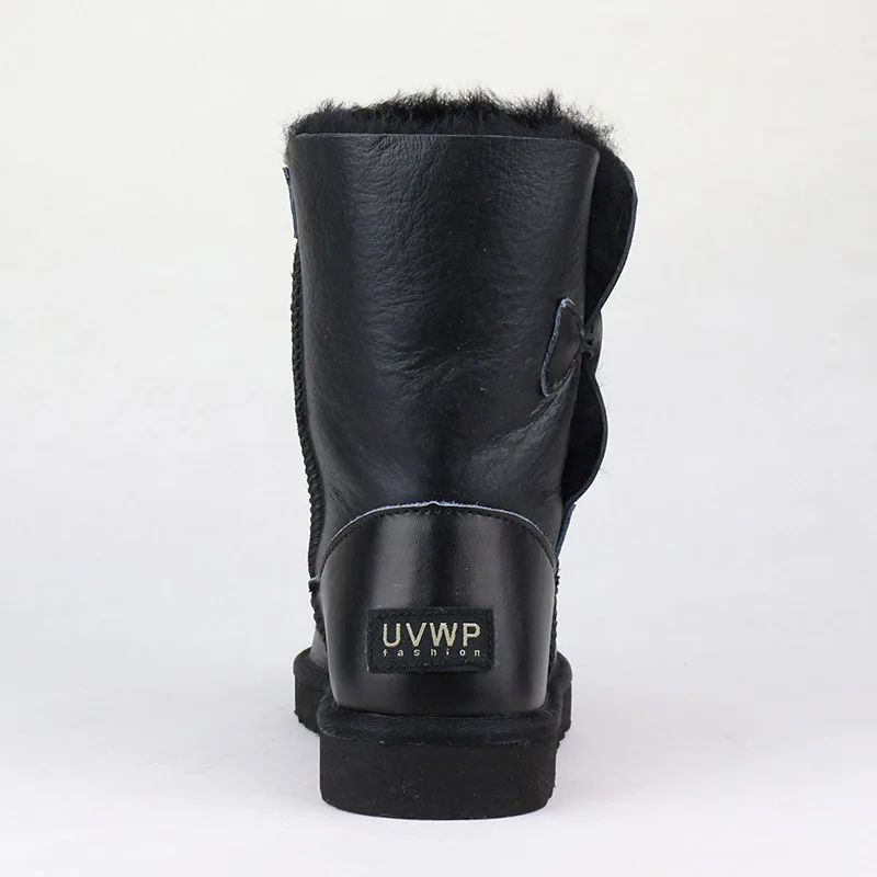 Женские зимние ботинки из натуральной овечьей кожи наивысшего качества теплые