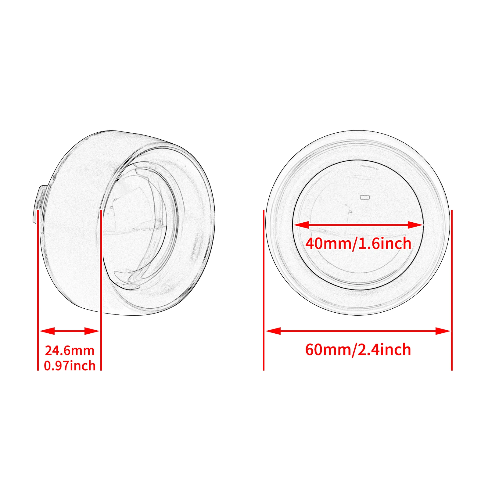Индикатор сигнала поворота мотоцикла светильник обрамление козырек объектива