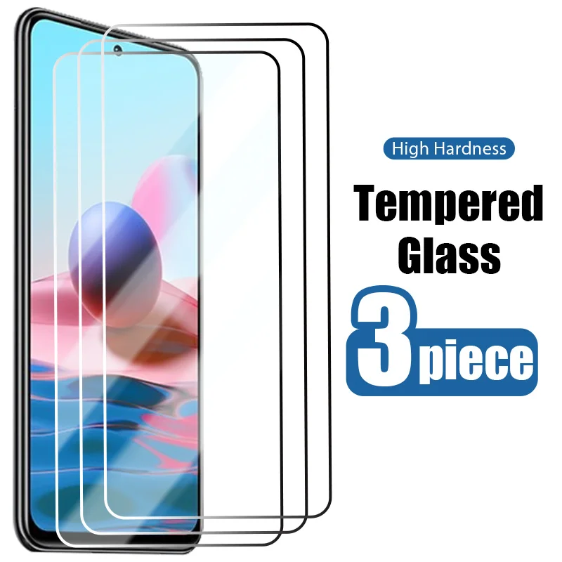 

3PCS/Lot Glass for Redmi Note 10 Pro 10 10S Note10 Protective Glass for Xiaomi Redmi Note 9 Pro 9S 9T 9A 9C Screen Protector
