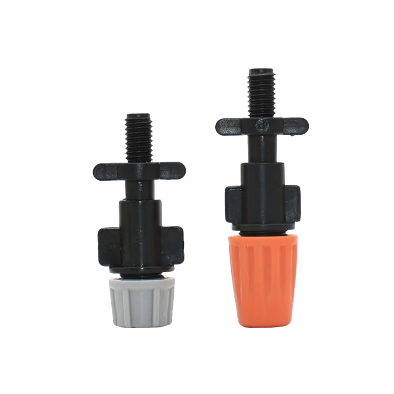 

NEW Garden irrigation mist sprinkler Nozzle With 6mm Threaded connector Misting mist water sprayer Kits 100set