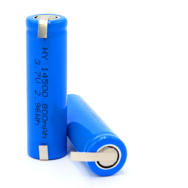 

New 100% Original High Capacity AA 800mAh VR2 14500 Batteries Li-ion 3.7v Rechargeable Battery With Welding